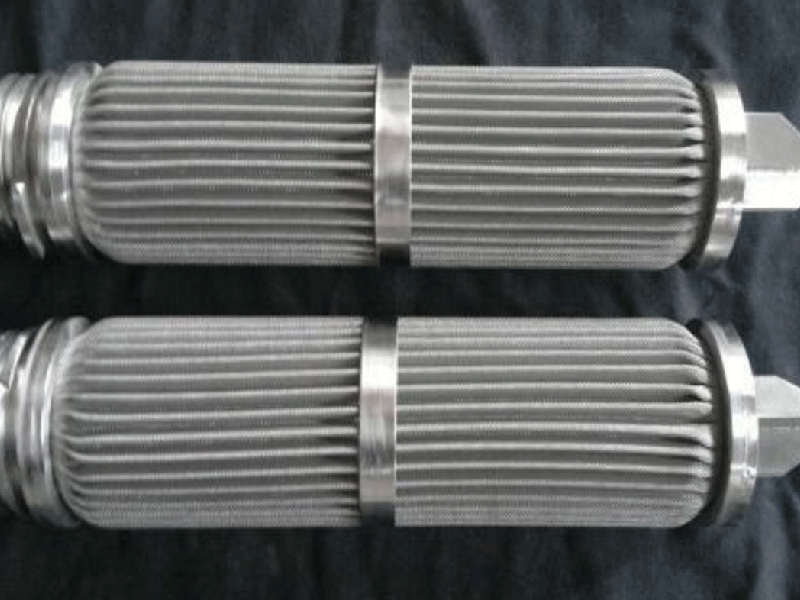 不銹鋼燒結氈高溫除塵濾芯